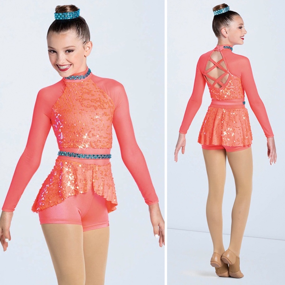 Weissman Fierce Sequin Dance Performance Dress/Costume